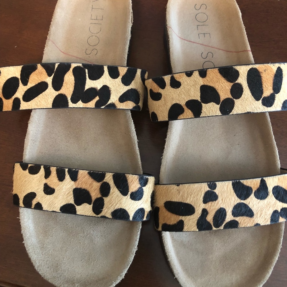 Sole Society MAE double banded slides
